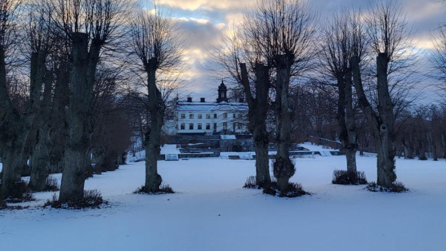 Kaggeholms slott vintertid
